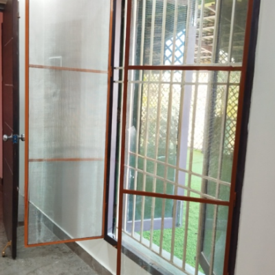 Mosquito Net on Window | Aluminium Frame and SS Net | Size 25.5 cms to 157.5 cms