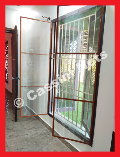 Mosquito Balcony Net | Aluminium Frame and SS Net | Size 178 cms to 66 cms - Image 6