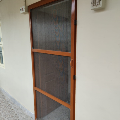 Readymade Open Type Aluminium Frame SS Mosquito Net Door 4