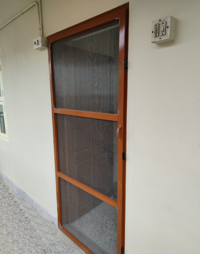 Readymade Open Type Aluminium Frame SS Mosquito Net Door 4