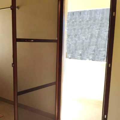 Readymade Open Type Aluminium Frame SS Mosquito Net Door 2