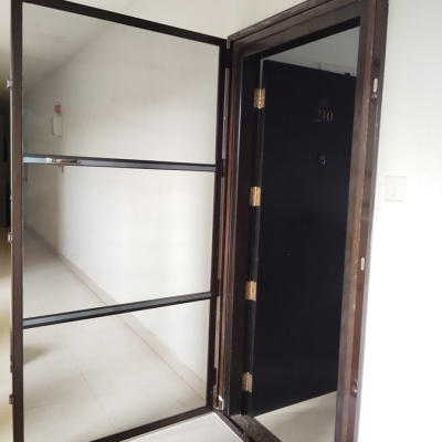 Readymade Open Type Aluminium Frame SS Mosquito Net Door 1