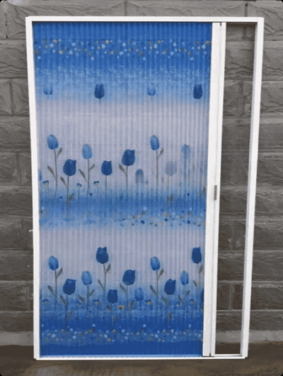 Sliding Mosquito Net for Door | Aluminium Frame and Fiber Net | Size 102 cms to 203.5 cms - Image 7
