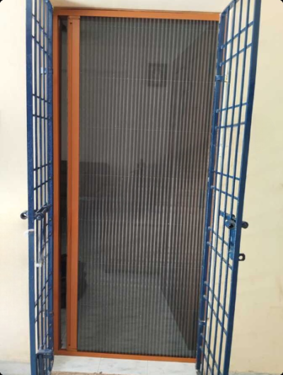 Sliding Mosquito Net for Door | Aluminium Frame and Fiber Net | Size 102 cms to 203.5 cms - Image 6
