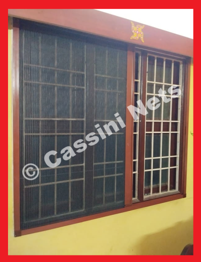 Sliding Mosquito Balcony Net | Aluminium Frame and Fiber Net | Size 178 cms to 188 cms - Image 3