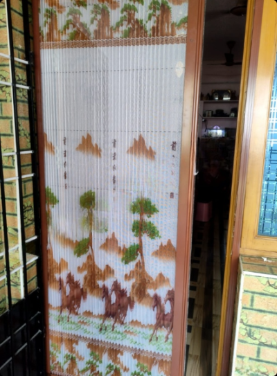 Sliding Mosquito Net for Door | Aluminium Frame and Fiber Net | Size 102 cms to 203.5 cms - Image 3